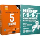Pegem Akademi Yayıncılık Hedef 657 Vatandaşlık 18 Deneme - Kpss Genel Yetenek Genel Kültür 5 Deneme