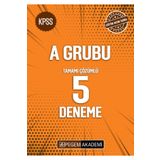 Pegem Akademi Yayıncılık KPSS A Grubu Tamamı Çözümlü 5 Deneme