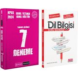 Pegem Akademi Yayıncılık KPSS Genel Yetenek Genel Kültür 7 Deneme ve Akm Dil Bilgisi Soru Bankası Seti 2 Kitap