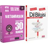 Pegem Akademi Yayıncılık Kpss Vatandaşlık Deneme ve Dil Bilgisi Soru Bankası Seti 2 Kitap