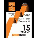 Pegem Akademi Yayıncılık ÖABT Sınıf Öğretmenliği Tamamı Çözümlü 15 Deneme