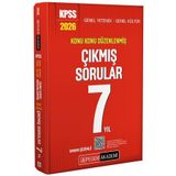 Pegem Akademi Yayıncılık Pegem 2026 KPSS Genel Yetenek Genel Kültür Çıkmış Sorular Son 7 Yıl Konu Konu Çözümlü Pegem Akademi