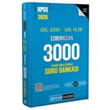 Pegem Akademi Yayıncılık Pegem 2026 KPSS Genel Yetenek Genel Kültür EZBERBOZAN 3000 Soru Bankası Tek Kitap Pegem Akademi Yayı