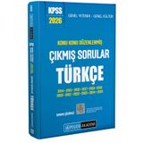 Pegem Akademi Yayıncılık Pegem 2026 KPSS Türkçe Çıkmış Sorular Konu Konu Çözümlü Pegem Akademi Yayınları