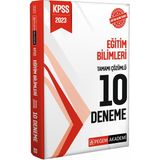 Pegem Akademi Yayıncılık Pegem Akademi 2023 KPSS Eğitim Bilimleri Tamamı Çözümlü 10 Deneme Mesleki Hazırlık Kitabı