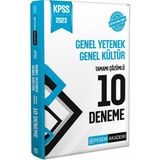 Pegem Akademi Yayıncılık Pegem Akademi 2023 KPSS Genel Yetenek Genel Kültür Tamamı Çözümlü 10 Deneme Üniversite Hazırlık