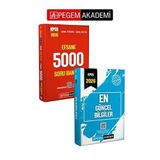 Pegem Akademi Yayıncılık PEGEM AKADEMİ 2026 KPSS Genel Yetenek Genel Kültür Efsane 5000 Soru Bankası