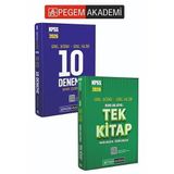 Pegem Akademi Yayıncılık PEGEM AKADEMİ 2026 KPSS Genel Yetenek Genel Kültür Konu Anlatımlı Tek Kitap