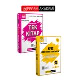 Pegem Akademi Yayıncılık PEGEM AKADEMİ 2026 KPSS Genel Yetenek Genel Kültür Ön Lisans Konu Anlatımlı Tek Kitap + 2026 KPSS Ön
