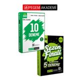 Pegem Akademi Yayıncılık PEGEM AKADEMİ 2026 KPSS Genel Yetenek Genel Kültür Ön Lisans Tamamı Çözümlü 10 Deneme + 2026 KPSS Ön