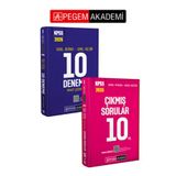 Pegem Akademi Yayıncılık PEGEM AKADEMİ 2026 KPSS Genel Yetenek Genel Kültür Tamamı Çözümlü 10 Deneme + 2026 KPSS Genel Yetene