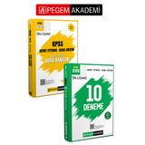 Pegem Akademi Yayıncılık PEGEM AKADEMİ 2026 KPSS Ön Lisans Soru Bankası Genel Yetenek Genel Kültür Tamamı Video Çözümlü + 202