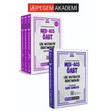 Pegem Akademi Yayıncılık PEGEM AKADEMİ 2026 MEB AGS ÖABT Lise Matematik Öğretmenliği Konu Anlatımlı (3 kitap) + 2026 MEB AGS