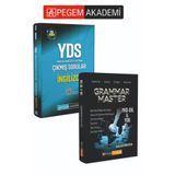 Pegem Akademi Yayıncılık PEGEM AKADEMİ 2026 YDS İngilizce Çıkmış Sorular + Grammar Master YKS - DİL&YDS Seti (2.Kitap)