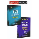 Pegem Akademi Yayıncılık PEGEM AKADEMİ 2026 YDS İngilizce Çıkmış Sorular + YDS YÖKDİL YDT Clause Test & Passage İngilizce Soru Bankası Seti