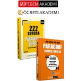 Pegem Akademi Yayıncılık PEGEM AKADEMİ Paragraf Çıkmış Sorular + AGS KPSS ALES DGS 222 So