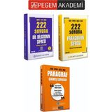 Pegem Akademi Yayıncılık PEGEM AKADEMİ Paragraf Çıkmış Sorular +KPSS TYT MSÜ 222 Soruda Di