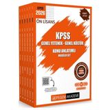 Pegem Akademi Yayıncılık Pegem Yayınları 2026 KPSS Genel Yetenek Genel Kültür Önlisans Konu Anlatımlı Modüler Set