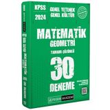 Pegem Akademi Yayıncılık Süper Fiyat - Pegem 2024 Kpss Matematik-geometri 30 Deneme Çözümlü Pegem Akademi Yayınları