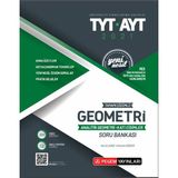 Pegem Akademi Yayıncılık TYT- AYT Tamamı Çözümlü Geometri (Analitik Geometri-Katı Cisimler) Soru Bankası - Kerem Köker - İsa Uludağ