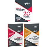Pegem Akademi Yayıncılık TYT Paragraf Problemler Soru Bankası Deneme Sınavı Seti 3 Kitap