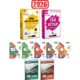 Pegem + Anla Kazan 2026 Kpss Ön Lisans Tek Kitap Konu + Soru + Marka Deneme + Anla Kazan Deneme 9Lu