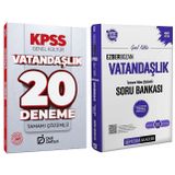 Pegem + Deli Defteri 2026 KPSS Vatandaşlık Ezberbozan Soru Bankası + 20 Deneme 2 li Set Pegem Akademi + Deli Defteri Yay