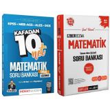 Pegem + İndeks 2026 KPSS Matematik Ezberbozan + Kafadan 10 Net Soru Bankası 2 li Set - Metin Şimşek Pegem + İndeks Akade