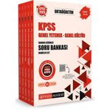 Pegem Ortaöğretim Soru Bankası Modüler Set Genel Yetenek Genel Kültür Tamamı Çözümlü (5 Kitap)