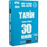 Pegem Yayınları - 2024 KPSS Genel Kültür Genel Yetenek Tarih 30 Deneme