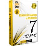 Pegem Yayınları - 2024 KPSS ÖABT Psikolojik Danışma ve Rehberlik Öğretmenliği Tamamı Çözümlü 7 Deneme