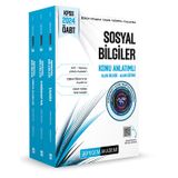 Pegem Yayınları 2024 KPSS ÖABT Sosyal Bilgiler Konu Anlatımlı 3 Kitap