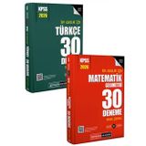 Pegem Yayınları 2026 KPSS 2 Kitap Tüm Adaylar İçin Türkçe ve Matematik 60 Deneme Seti