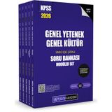 Pegem Yayınları 2026 KPSS 5 Kitap Genel Yetenek Genel Kültür Tamamı Çözümlü Soru Bankası Seti