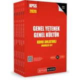 Pegem Yayınları 2026 KPSS 6 Kitap Genel Yetenek Genel Kültür Lisans Konu Anlatımlı Modüler Set