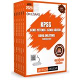 Pegem Yayınları 2026 KPSS 6 Kitap Ön Lisans Genel Yetenek Genel Kültür Konu Anlatımlı Modüler Set