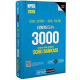 Pegem Yayınları 2026 KPSS Genel Yetenek Genel Kültür Ezberbozan 3000 Tamamı Video Çözümlü Soru Bankası