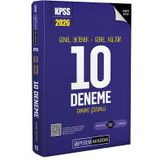 Pegem Yayınları 2026 KPSS Genel Yetenek Genel Kültür Tamamı Çözümlü 10 Deneme