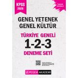 Pegem Yayınları 2026 KPSS Genel Yetenek Genel Kültür Tamamı Çözümlü Türkiye Geneli 1-2-3 (3&amp;#39;lü Deneme Seti)