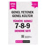 Pegem Yayınları 2026 KPSS Genel Yetenek Genel Kültür Tamamı Çözümlü Türkiye Geneli 7-8-9 (3'lü Deneme Seti)