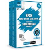 Pegem Yayınları 2026 KPSS Ön Lisans Genel Yetenek Genel Kültür Tamamı Çözümlü Soru Bankası Modüler Set (5 Kitap)