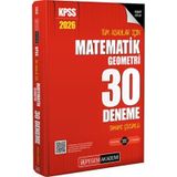 Pegem Yayınları 2026 KPSS Tüm Adaylar İçin Matematik-Geometri Tamamı Çözümlü 30 Deneme