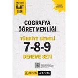 Pegem Yayınları 2026 Meb Ags Öabt Coğrafya Öğretmenliği Türkiye Geneli 7-8-9 Deneme Seti