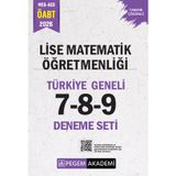 Pegem Yayınları 2026 MEB AGS ÖABT Lise Matematik Öğretmenliği Tamamı Çözümlü Türkiye Geneli 7-8-9 (3'lü Deneme Seti