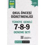 Pegem Yayınları 2026 MEB AGS ÖABT Okul Öncesi Öğretmenliği Tamamı Çözümlü Türkiye Geneli 7-8-9 (3'lü Deneme Seti)