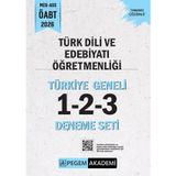 Pegem Yayınları 2026 MEB AGS ÖABT Türk Dili ve Edebiyatı Öğretmenliği Tamamı Çözümlü Türkiye Geneli 1-2-3 (3'lü Deneme Seti)