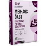 Pegem Yayınları 2027 MEB-AGS ÖABT Türk Dili ve Edebiyatı Öğretmenliği Konu Anlatımlı