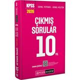 Pegem Yayınları KPSS 2026 Genel Yetenek Genel Kültür Tamamı Çözümlü Çıkmış Sorular Setli Ürün