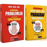 Pegem Yayınları Pegem Kpss Ales Dgs Ezberbozan Paragraf ve Problemler Soru Bankası Seti 2 Kitap