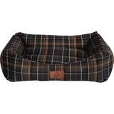 Peggy Lady Gri Ekose 80x60x23 cm Köpek Yatağı